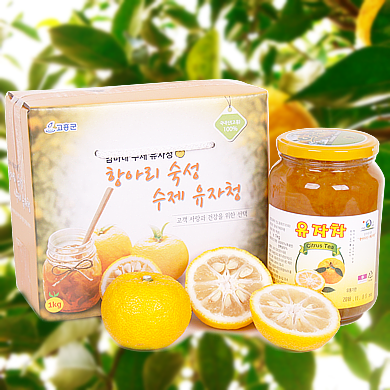 고흥 수제 유자청 6KG ( 1kg x 6병 )