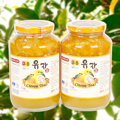 [다량구매] 고흥 유자차 1KG x 42병